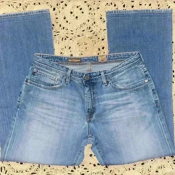 Ag Adriano Goldschmied Light Blue Bootcut Jeans - Picture 3 of 9